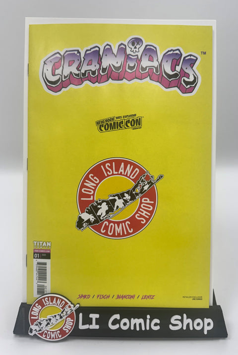 Craniacs #1 (Of 4) LI Comic Shop NYCC 2025 Retailer Exclusive Virgin SIGNED