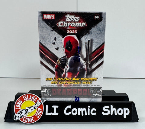 2025 Topps Chrome Marvel Deadpool Trading Cards Blaster Box Factory Sealed