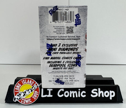 2025 Topps Chrome Marvel Deadpool Trading Cards Blaster Box Factory Sealed