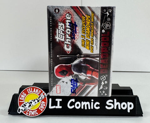 2025 Topps Chrome Marvel Deadpool Trading Cards Blaster Box Factory Sealed
