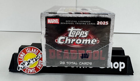 2025 Topps Chrome Marvel Deadpool Trading Cards Blaster Box Factory Sealed