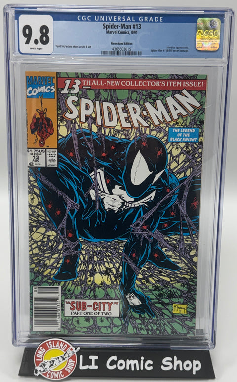 Spider-Man #13 CGC 9.8 Newsstand (Marvel 1991)