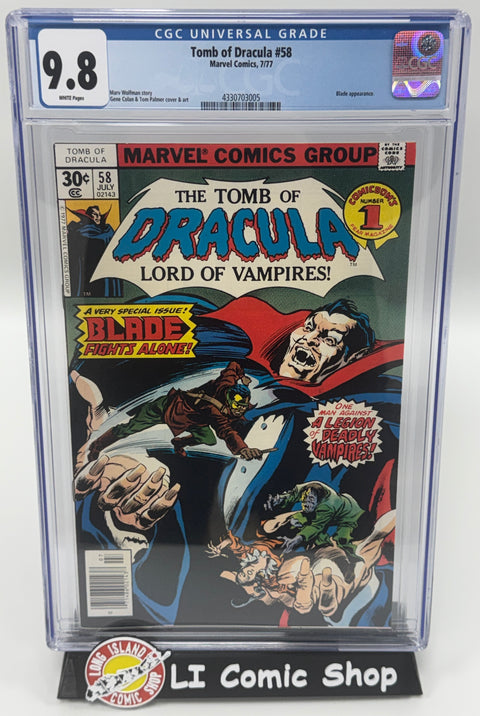 Tomb of Dracula Vol. 1 #58 CGC 9.8 (Marvel 1972)